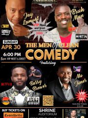 Men of Clean Comedy Starring Reginald Ballard, Barry Brewer, Jay LaMont in Phoenix on April 30